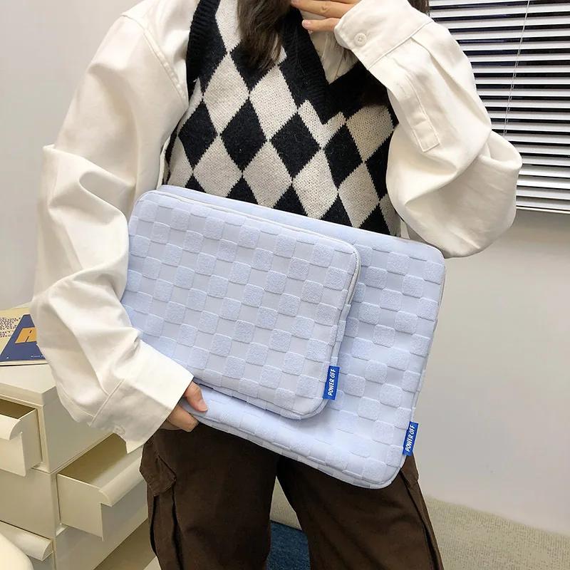 Korean Version Laptop Case 13.3 13.6 14 Inch For Macbook Dell HP Samsung Lenovo Ipad 9.7 10.2 10.5 10.9 11Tablet Liner Bag