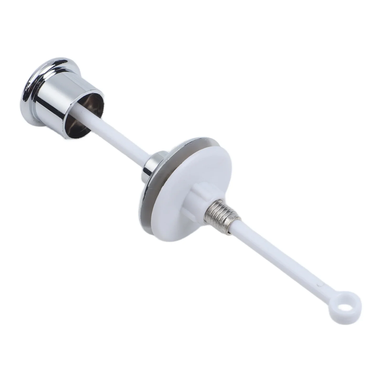 ABS Toilet Flush Switch Chrome Plated Lift Button Replacement for Efficient Water Saving in Standard Toilet Tanks