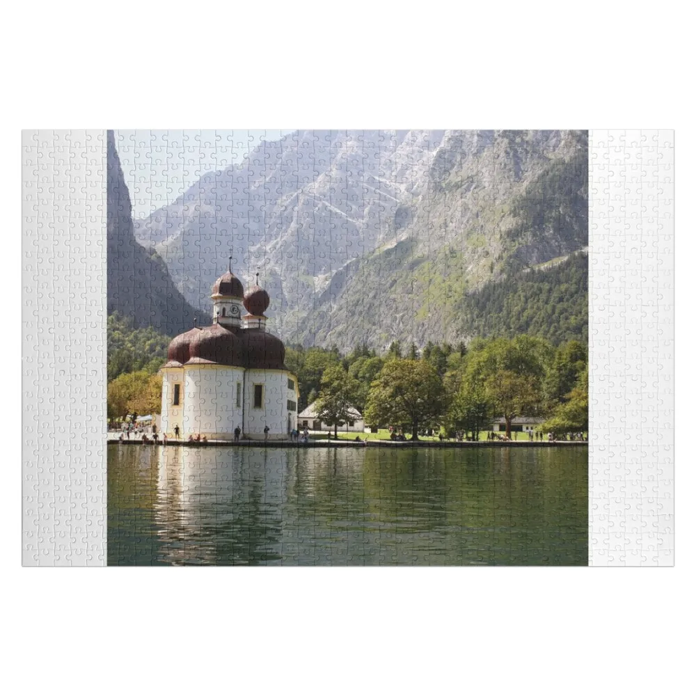 Lake Konigsee - Berchtesgaden Germany Jigsaw Puzzle Personalize Customized Picture Picture Personalized Kids Gifts Puzzle