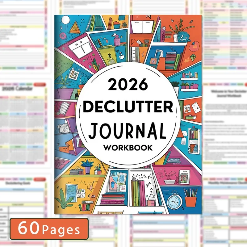 60-paginas-2026-declutter-diario-livro-de-trabalho-tarefas-domesticas-diario-limpeza-desordem-planejamento-caderno-planos-para-2026-presente-perfeito