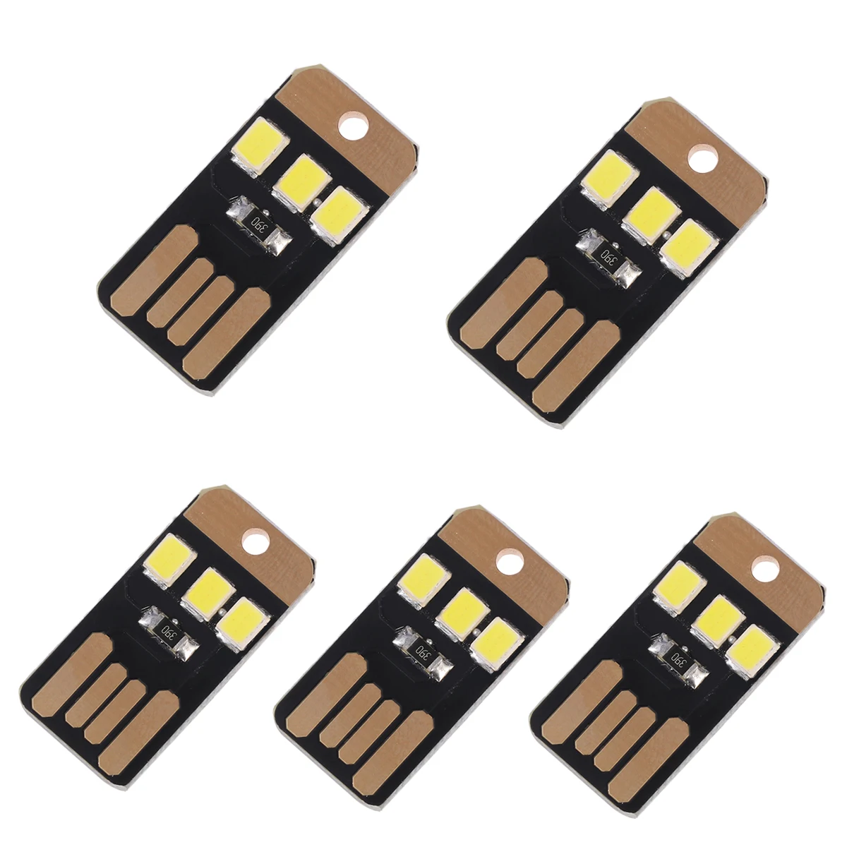 

5 PCS/Set USB Mini Light LED Size Bulb Camping Lantern Tiny Lamp Small Lights Keychain