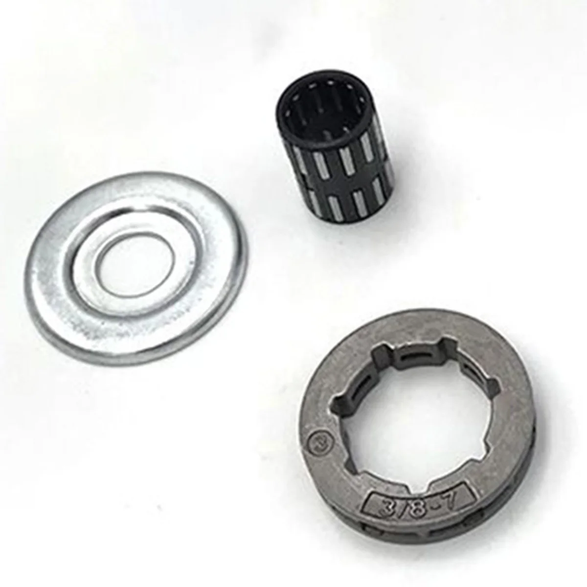 Replacement Clutch Sprocket Rim Drum Washer Bearing Kit for 038 MS380 MS381 Chainsaw 7 Tooth and 8 Tooth Options