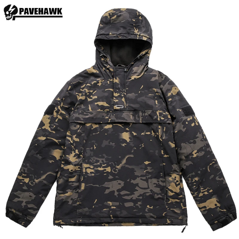 

Thicken Hooded Tactical Camo Cotton Jackets Winter Outdoor Hunting Windproof Warm Hoodie Fleece Waterproof Hiking Combat Coats