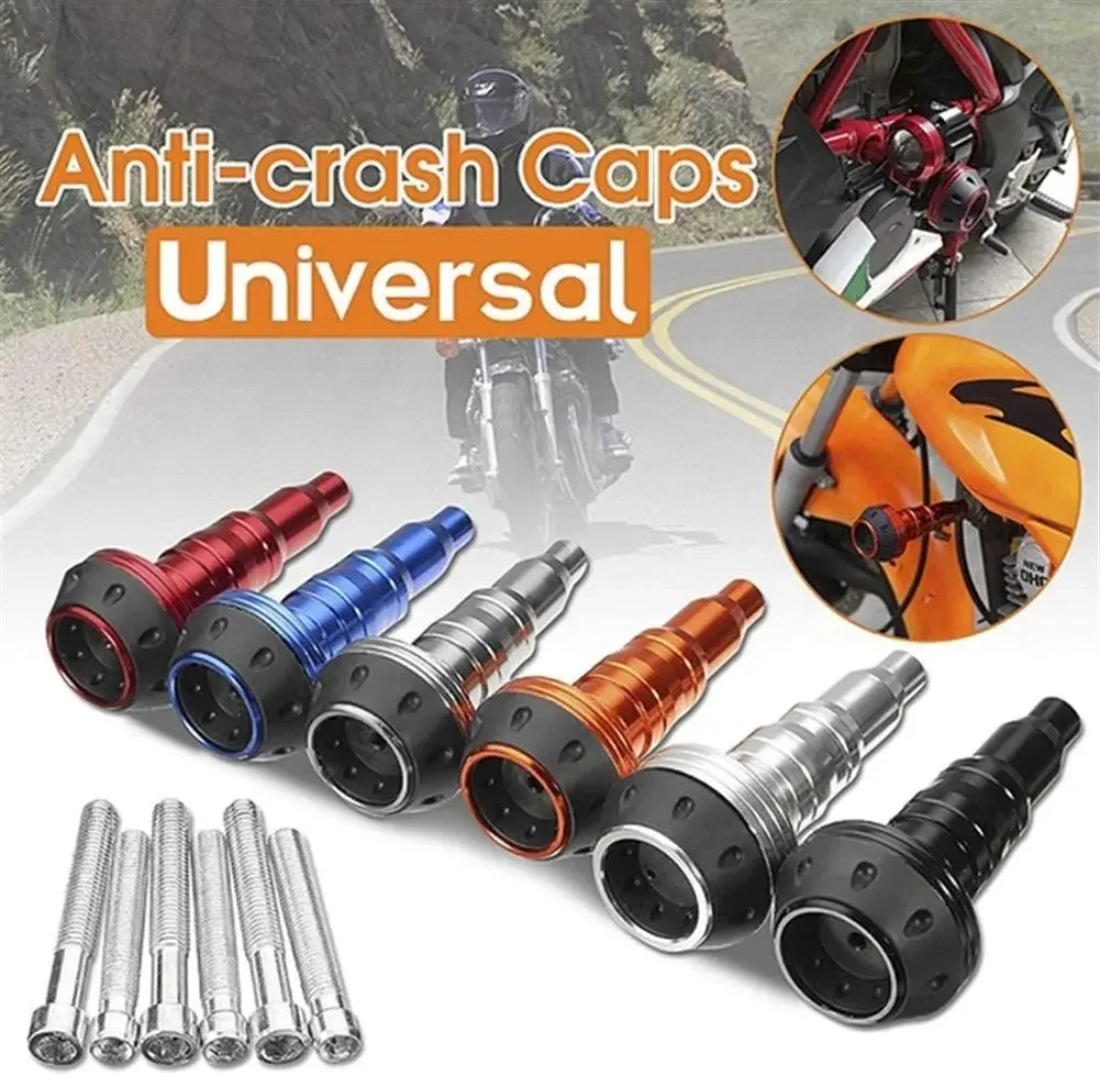 Universal Motorcycle Frame Slider Moto Falling Protector M10 Anti Crash Ball Engine Protection Moto Crash Pad Rod M10 Screw