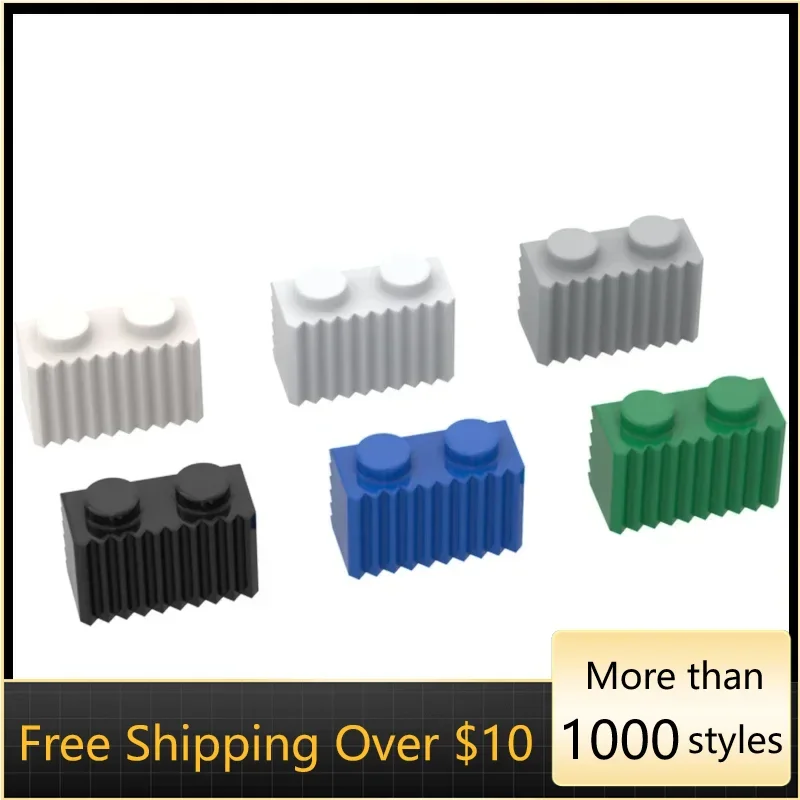 10PCS High-Tech Assemble Particle 2877 1x2 Building Blocks Kit Part Idea DIY Toys For Children Birthday Gifts