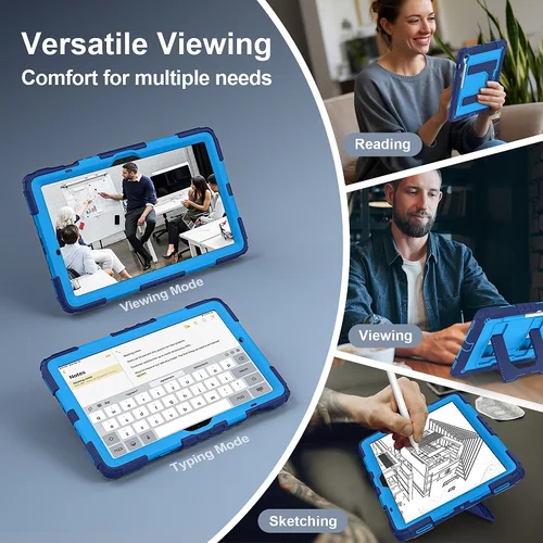 Imagen 2 del producto Funda para Samsung Galaxy Tab S10 Lite 10.9 S9 FE 10.9 Pulgadas, Carcasa Híbrida de PC Resistente a Golpes con Soporte, Funda para Tablet Galaxy Tab S9 11 Pulgadas con Soporte para Lápiz