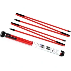 Golf Tri Fold Steering Stick Clubs Alignment Rod Swinging Coach Tool 48 Inches TA011