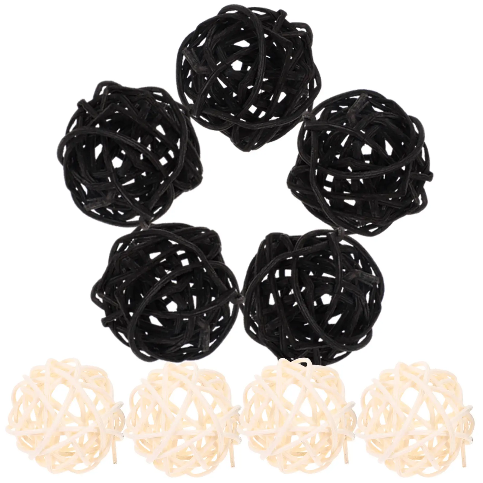 

20Pcs Aromatherapy Rattan Balls Fragrance Diffuser Replacement Refill for Vase Home Office Bathroom Decor Wicker Rattan Ball DIY