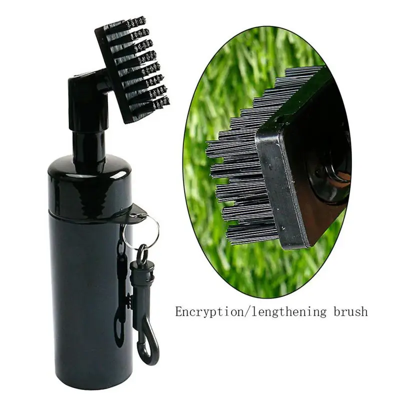 Golf Club Cleaner Leakproof Spray Brush With Handle For Golf Player Portable Golf Club Brushes With Press Type Bottle