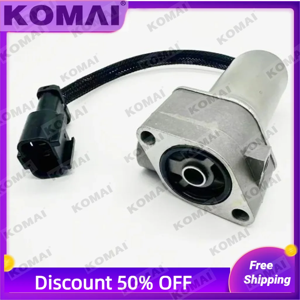 Peças da escavadeira para bomba principal hidráulica Komatsu PC220-6, válvula solenóide, PC220-6, 6D102, 4D102, válvula solenóide do motor