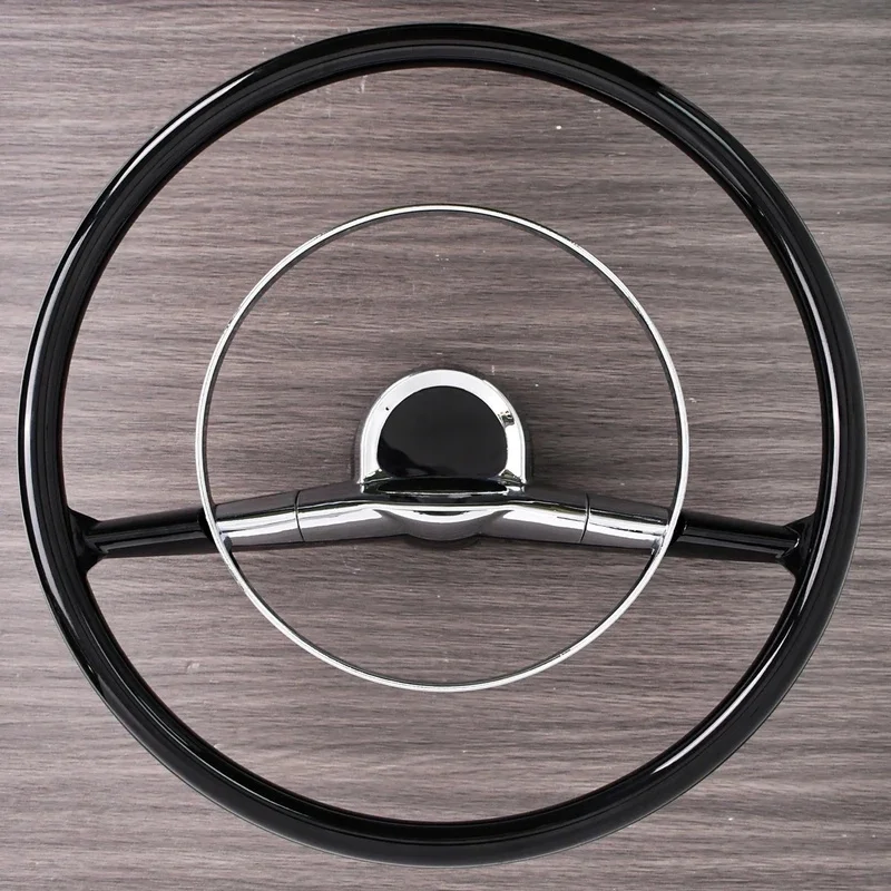 High Quality Classic Retro Steering Wheel With Horn Button Universal Interior Accessory