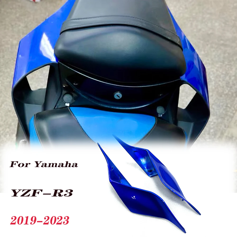 

Rear Side Cowling For Yamaha YZF-R3 R3 2019 2020 2021 2022 2023 Motorcycle Accessories Fairing Fixed wind wing Dark blue