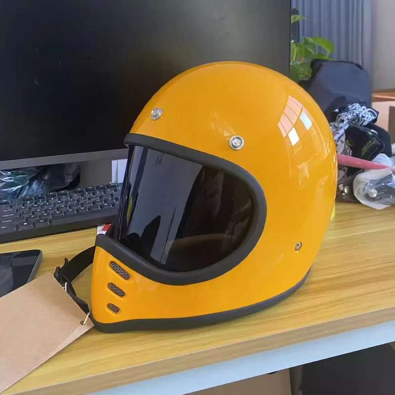 Japanese Small and Medium Helmet Body Eagle Beak Helmet Motorcycle Cruising Fiber Reinforced Plastic for Harley Retro Helmet