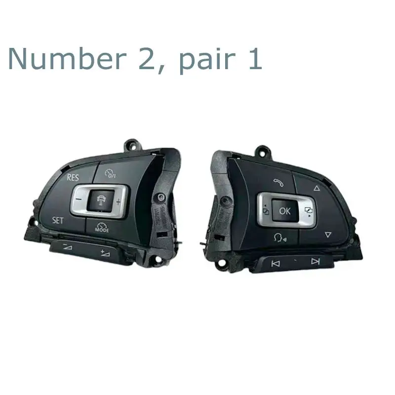 Suitable for Golf 7 mk7 multifunctional steering wheel button upper cover shell 5G0 959 442 T/442P/442AA/442R