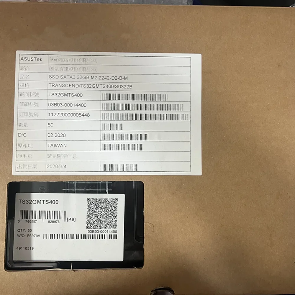 New Original For Transcend MTS400 32GB 64G solid state drive 2242 M2 SATA protocol mlc granule SSD TS32GMTS400