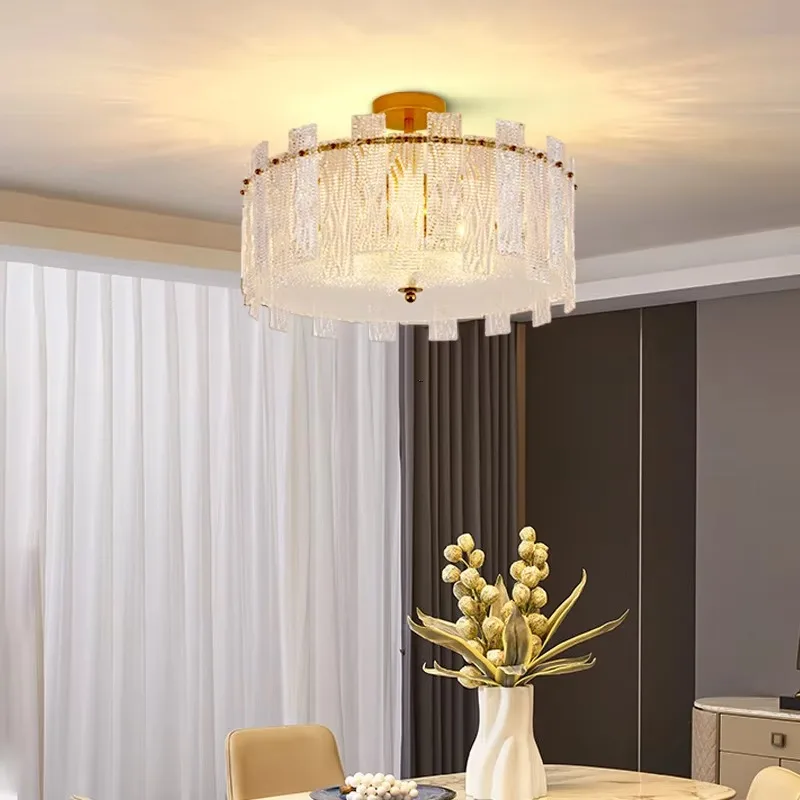 ما بعد الحداثة مصمم النحاس LED AC ضوء السقف جو بسيط لغرفة المعيشة غرفة نوم أو الدراسة