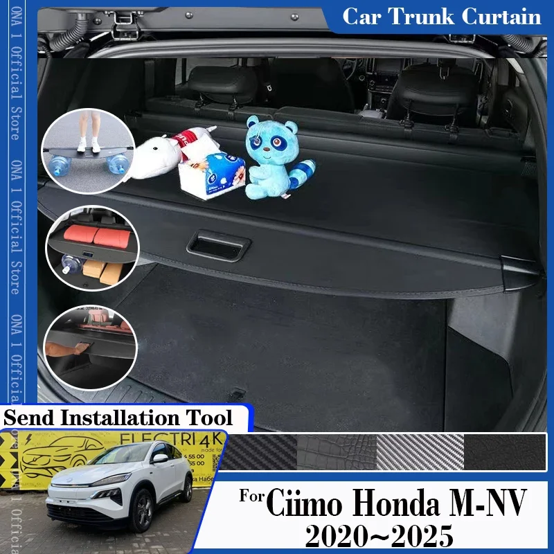 For Ciimo Honda M NV M-NV MNV 2020 2021 2022~2025 Car Rear Trunk Curtain Covers Security Luggage Rack Partition Auto Accessories