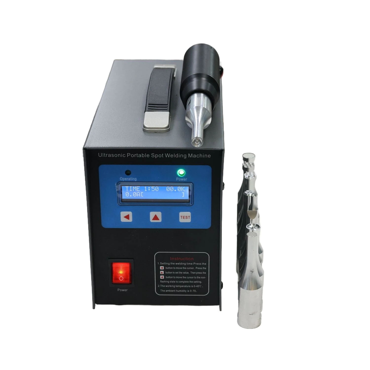 

KXH-2806 High-Power 600W Ultrasonic Spot Welder for Auto Parts, Electronics, Non-Woven Materials