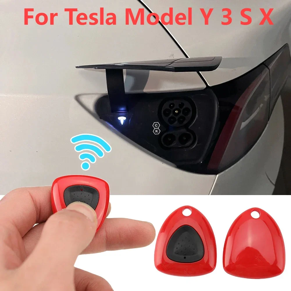 

Пульт дистанционного управления для автомобильной двери Tesla Model 3 Y, новая кнопка для зарядки, для открытия крышки двери, аксессуары для чипа