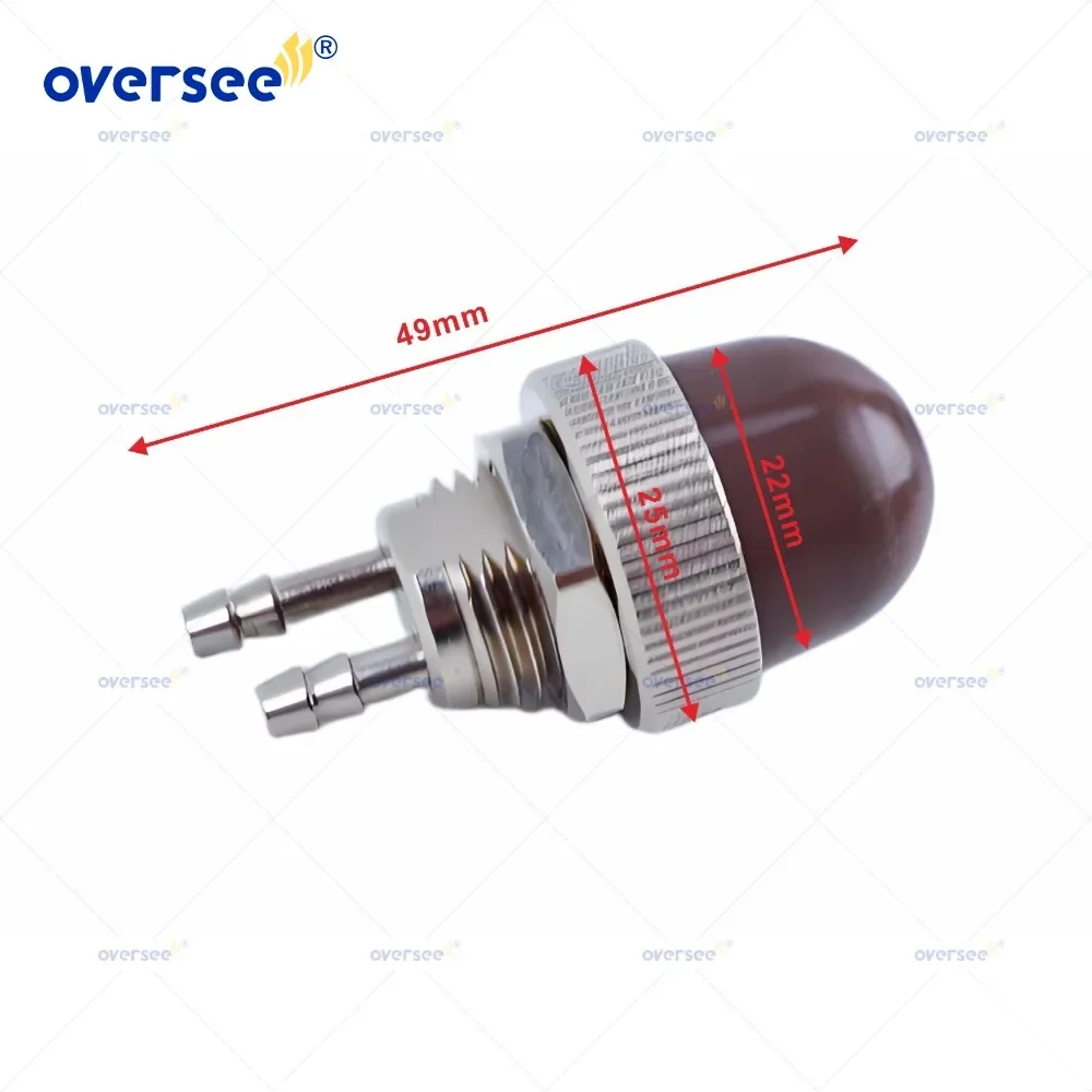 Oversee 8168771 Primer Bulb for Mercury Mariner Outboard 45-60HP Engine
