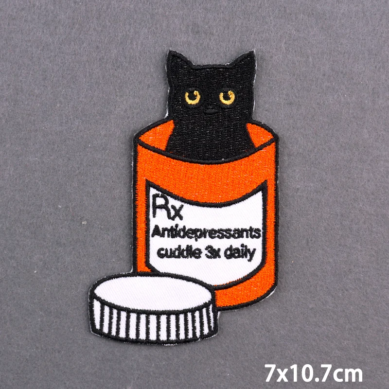 أعمال فنية تجريدية بقع تكتيكية للجينز ، بقع مطرزة للملابس ، قارئ مكواة على رقعة ، شعار روك ، زين شعار #3