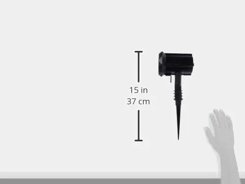 8 أنماط من الحركة في 1 جهاز عرض أضواء ليزر لعيد الميلاد باللون الأحمر والأخضر والأزرق مع جهاز تحكم عن بعد وقفل أمان #3