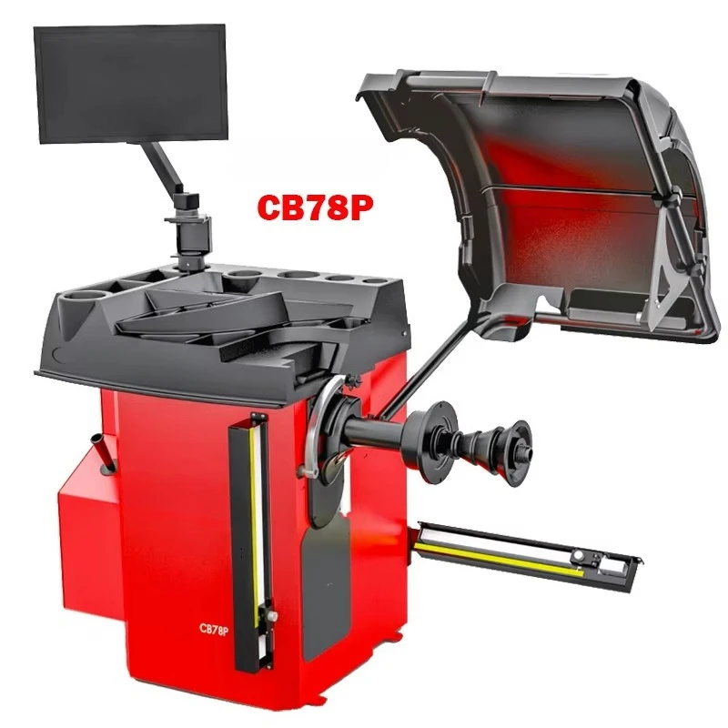 CE Certified CB78P Tire Balancer Non-Contact Sonar Technology Intelligent Automatic Measurement Cars Motorcycles