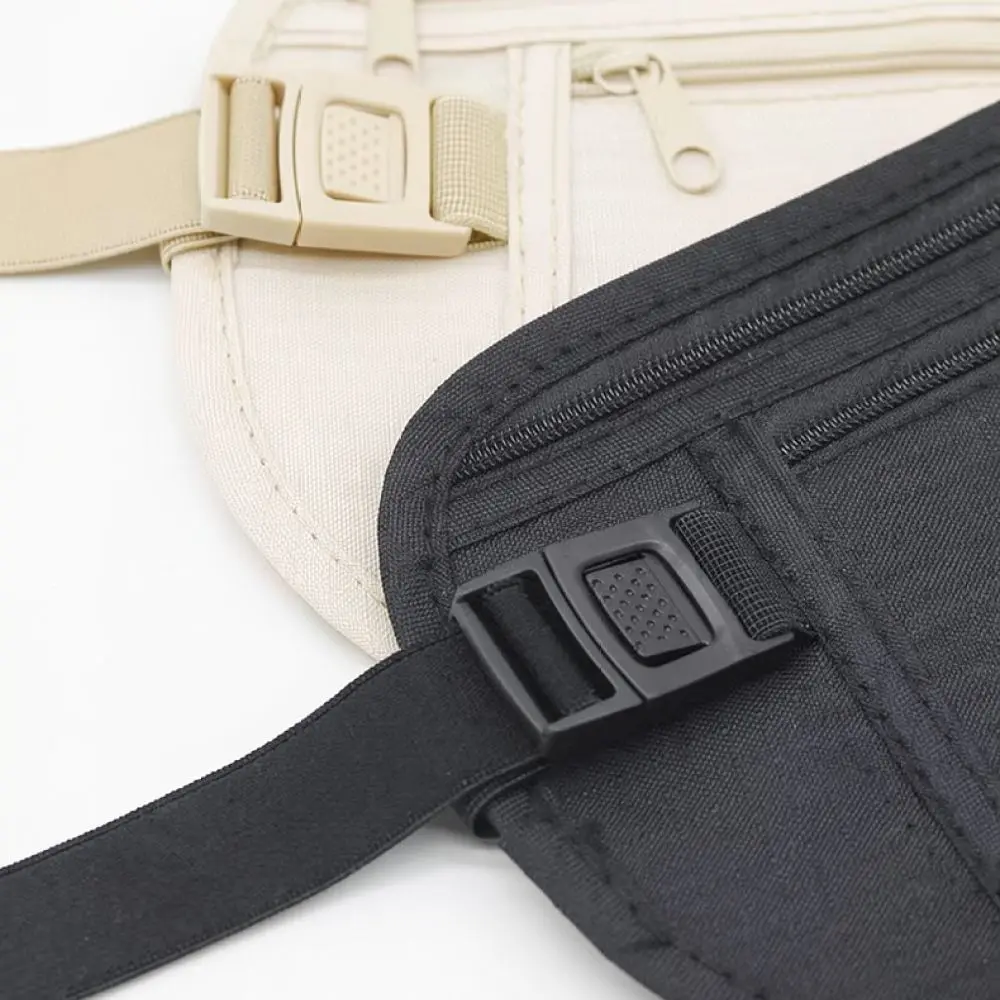 Undercover Passport Wallet Bag Invisible Anti Theft Money Belt Outdoor Running Fitness Lightweight Durable Storage Pouch Pack