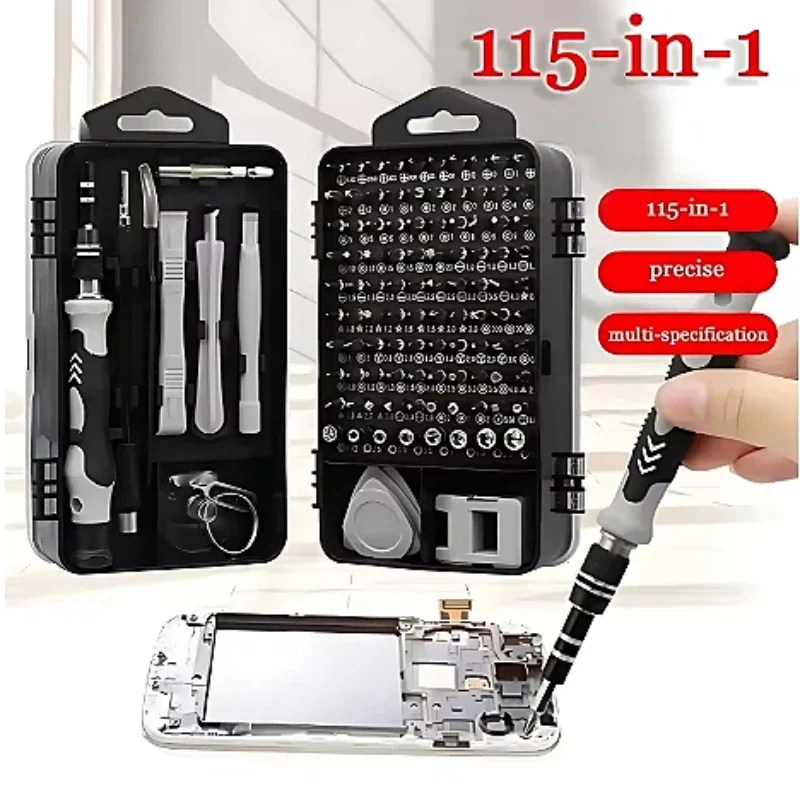 kit-de-ferramentas-magneticas-de-precisao-115-pecas-ferramentas-de-abertura-e-espatulas-para-desmontagem-de-celulares-laptops-relogios-e-cameras