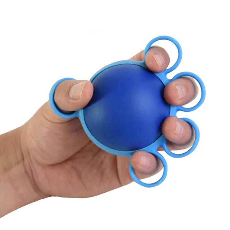 1PC Five-finger Grip Ball Hand Gripper Finger Practice Old Men Hemiplegia Sports Strength Rehabilitation Training Gripper