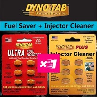 Pack Sale: Dynotab® Ultra Booster Fuel Treatment Injector Cleaner Octane Power Booster Carbon Cleaner Fuel Saver Made in USA