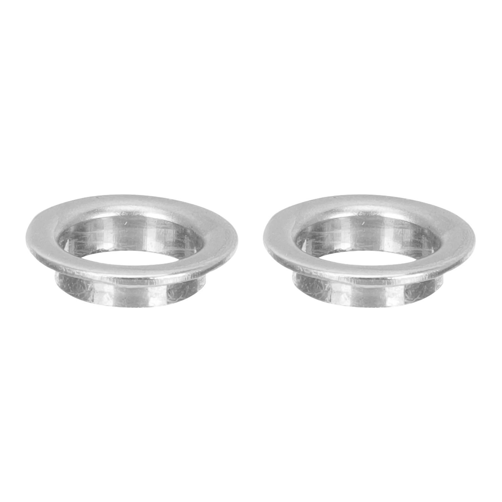 

2pcs Flute Pad Cup Sleeves Nickel Plated Brass Open Hole Key Parts Accessories Repair Tool Long-lasting Durable Lightweight