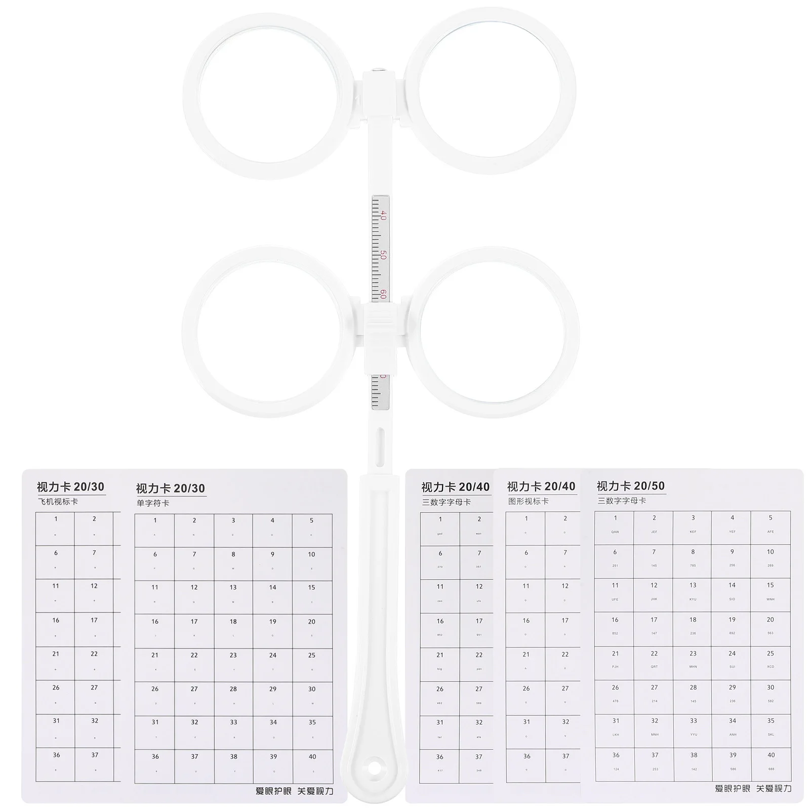 

Vision Training Instrument Adjustable Optometry Flipper Dual-Sided Pp Material Optical Flippers Set For Eye Exercise Home Use