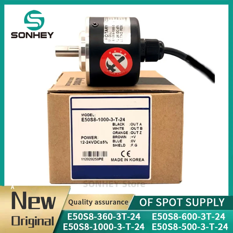 Original E50S8-360-3T-24 E50S8-600-3T-24 E50S8-1000-3-T-24 E50S8-500-3-T-24 AUTONICS new rotary encoder