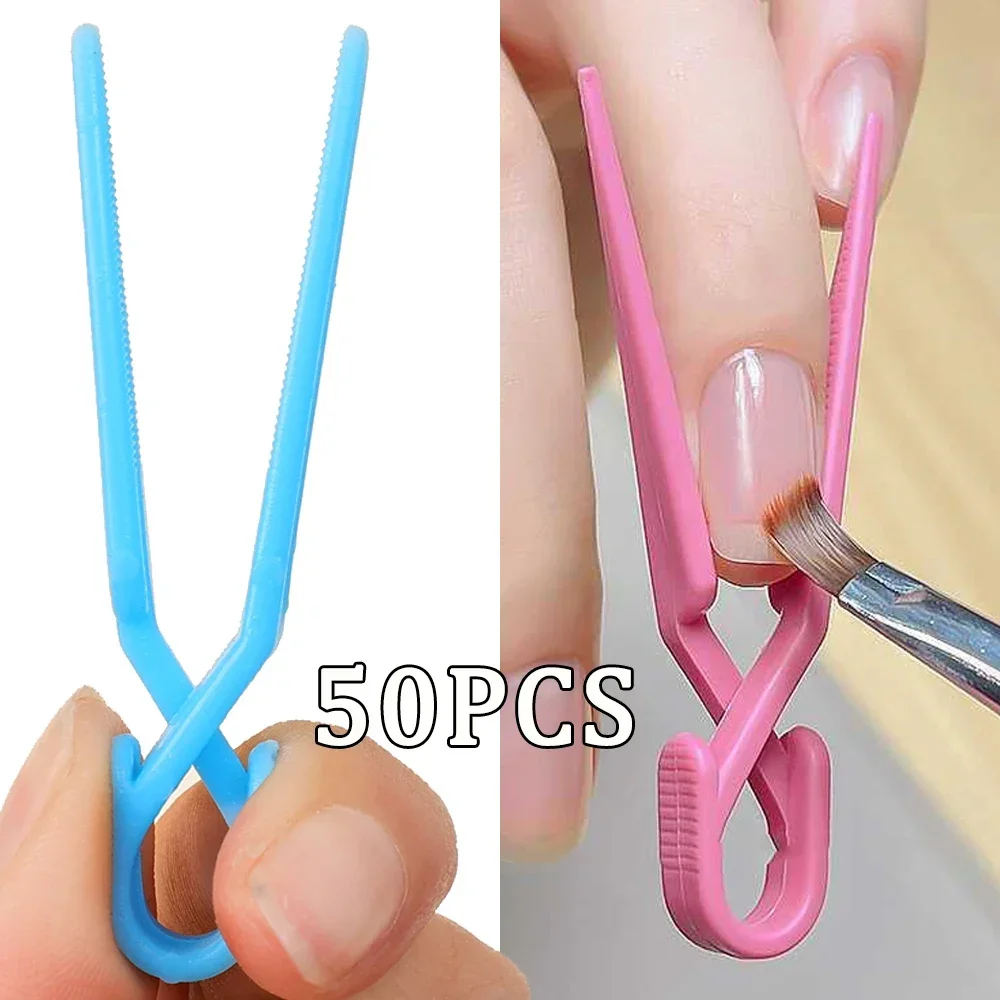 

10-50PCS Mixed Manicure Tool Anti Overflow Auxiliary Shaping Clip Nails Form Art Coloring Protection Clips Nail Protection Tools