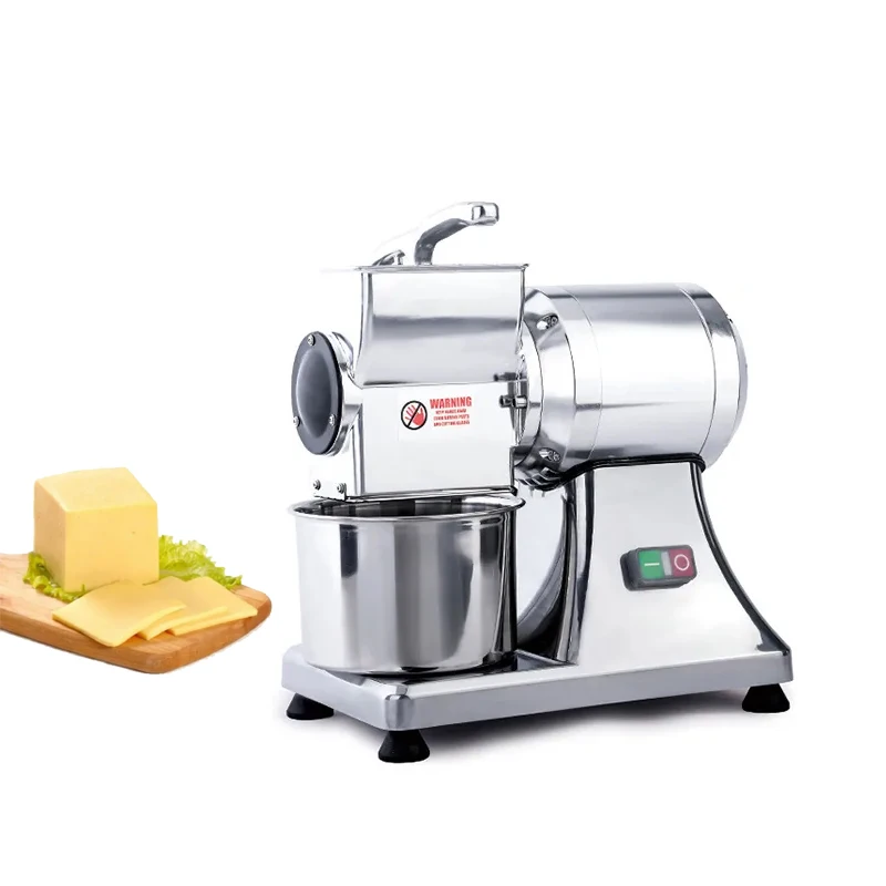 

Commercial Electric Cheese Grater Chopper for Kitchen Bread Shredder Powder stainless steel Mozzarella Cheese Making Machine