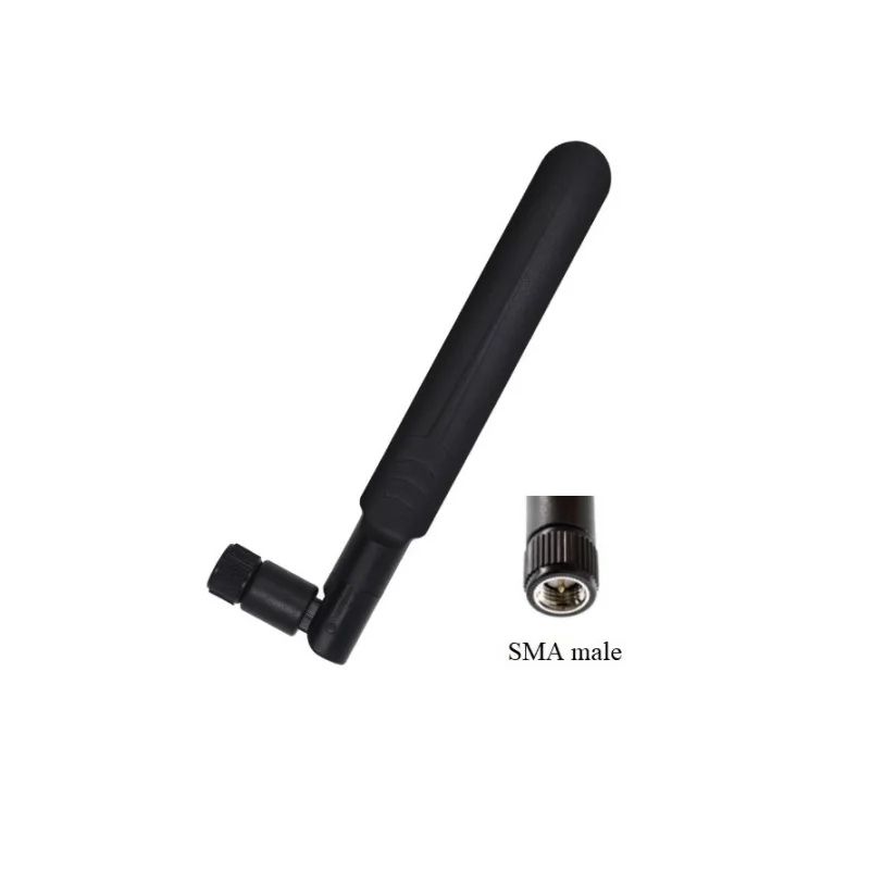 

5dbi high gain flexible GSM 3G rubber aerial sma male elbow gprs multi band gsm 3g antenna