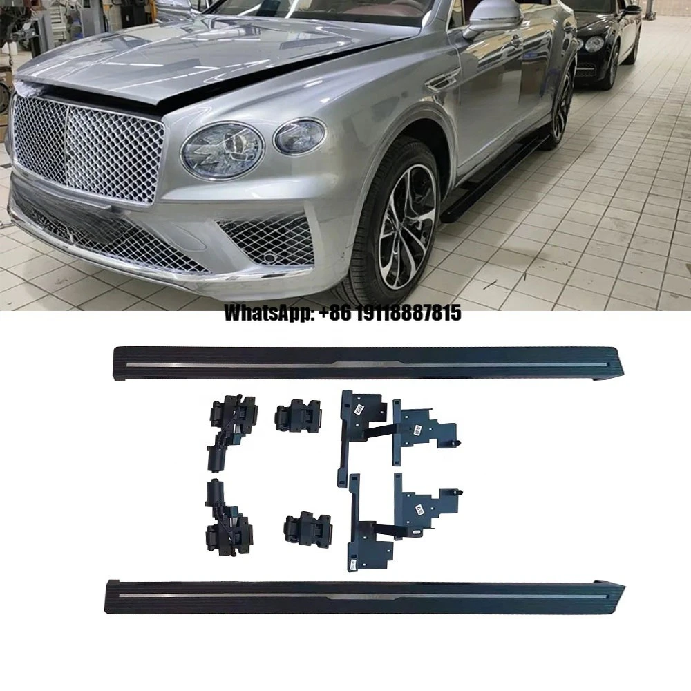 

New Arrival Auto Electrical Pedal Side Foot Steper Pedal Car Power Running Board Footstep for 2016+ for BENTLEY Bentayga