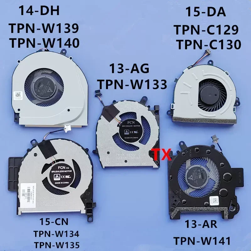 Cooling Fan for HP 15-DA 15-DB 15-CD 15-CH 15-EK 15-EN 15-CE 15-CB 15-DC 14-DH 13-AR 13-AG Laptops