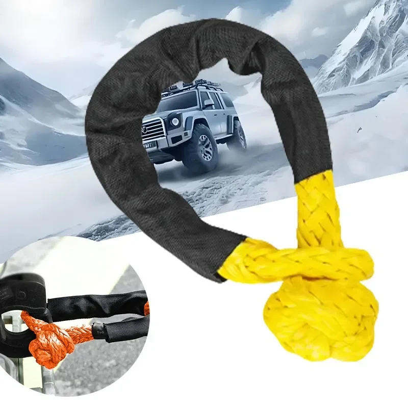 41000 Lbs Soft Shackle Synthetic Rope Heavy Duty Tow Shackle Strap Tow Strap Off Road 4x4 accesorios