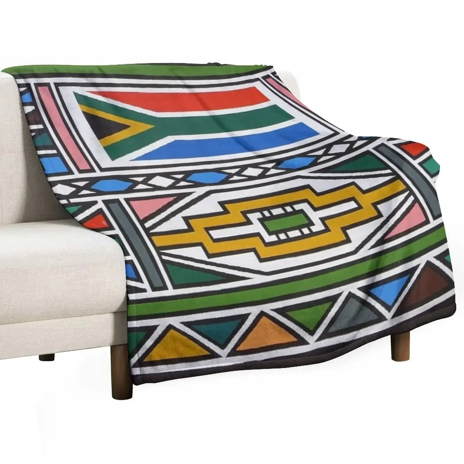 Ndebele Africa design Throw Blanket Thins Camping For Sofa Thin Blankets