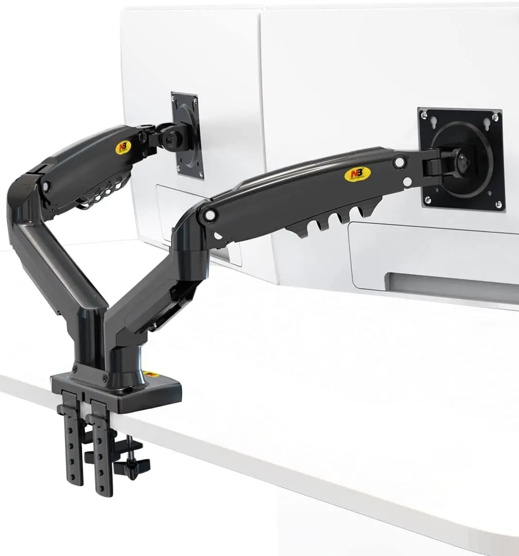 

Hot sell North Bayou NB F160 17"-27" Desktop LCD Dual Monitor Stand Mount Telescopic Crane Monitor Arm-Gaming