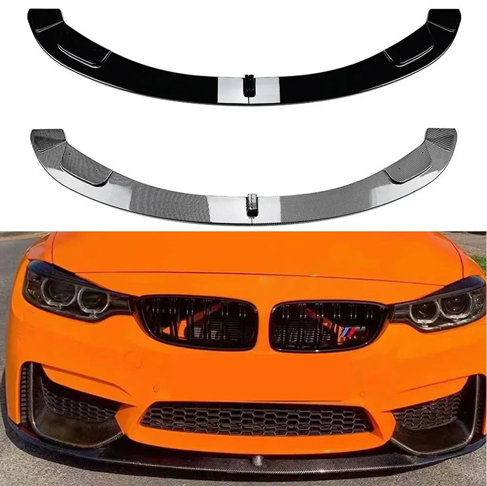 

2 Stage Front Lip Splitter Spoiler Side Lower Splitters Body Kit For BMW 3 Series M3 4 Series M4 F80 F81 F82 F83 2015-2020