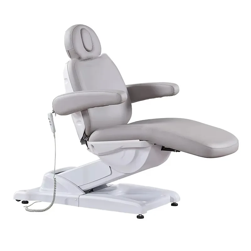 

Dongpin Modern Salon Chair White Facial Massage Bed Eyelash 3 4 Motor Electric Salon Bed