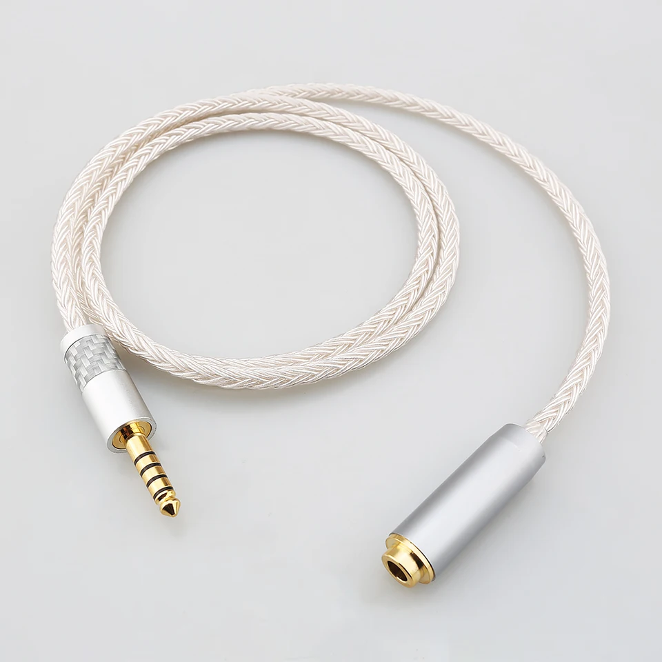HIFI 16芯 7N OCC銀メッキヘッドホンイヤホン延長ケーブル XLR 2.5mm