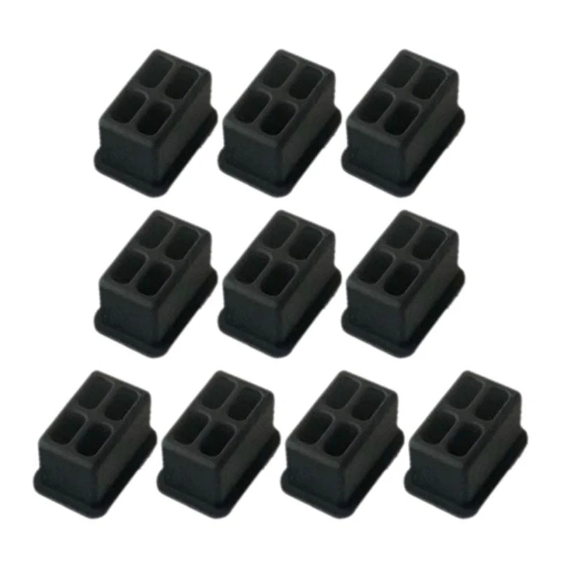 

Упаковка Y51A из 10 волоконно -оптических пылевых заглушек SFP Dust Caps для эффективной защиты и быстрой установки в различных