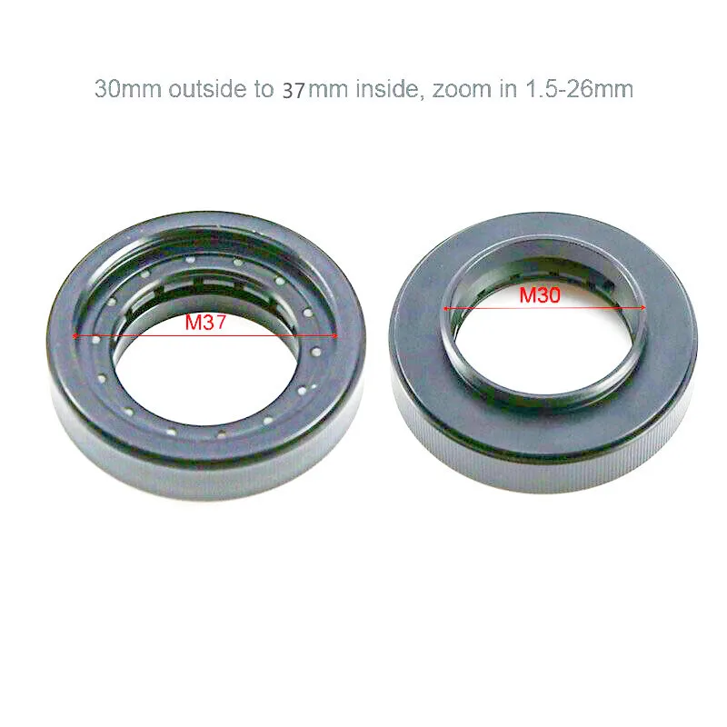 Abertura Ajustável 1.526 mm Iris Diafragma M30 para M37 Câmera Lente Módulo Faça Você Mesmo Retrofit Adaptador Anel
