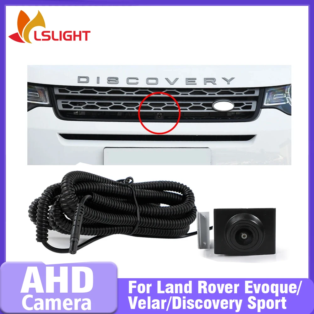 Car Front View Camera For Land Rover Discovery Evoque Velar Sport AHD 1080P HD Night Vision Fisheye Lens 150° Waterproof Monitor