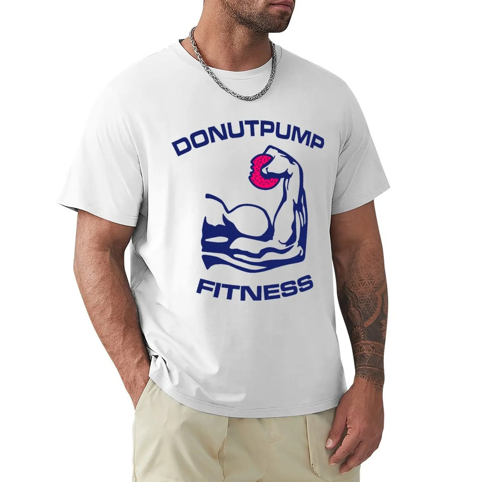 

Pink Frosting DonutPump Fitness OG T-Shirt aesthetic clothes sweat Short sleeve tee summer top men t shirt