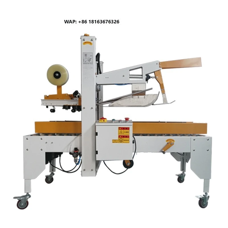 Carton Box Folding the Top Flaps and Tape Sealing Machine